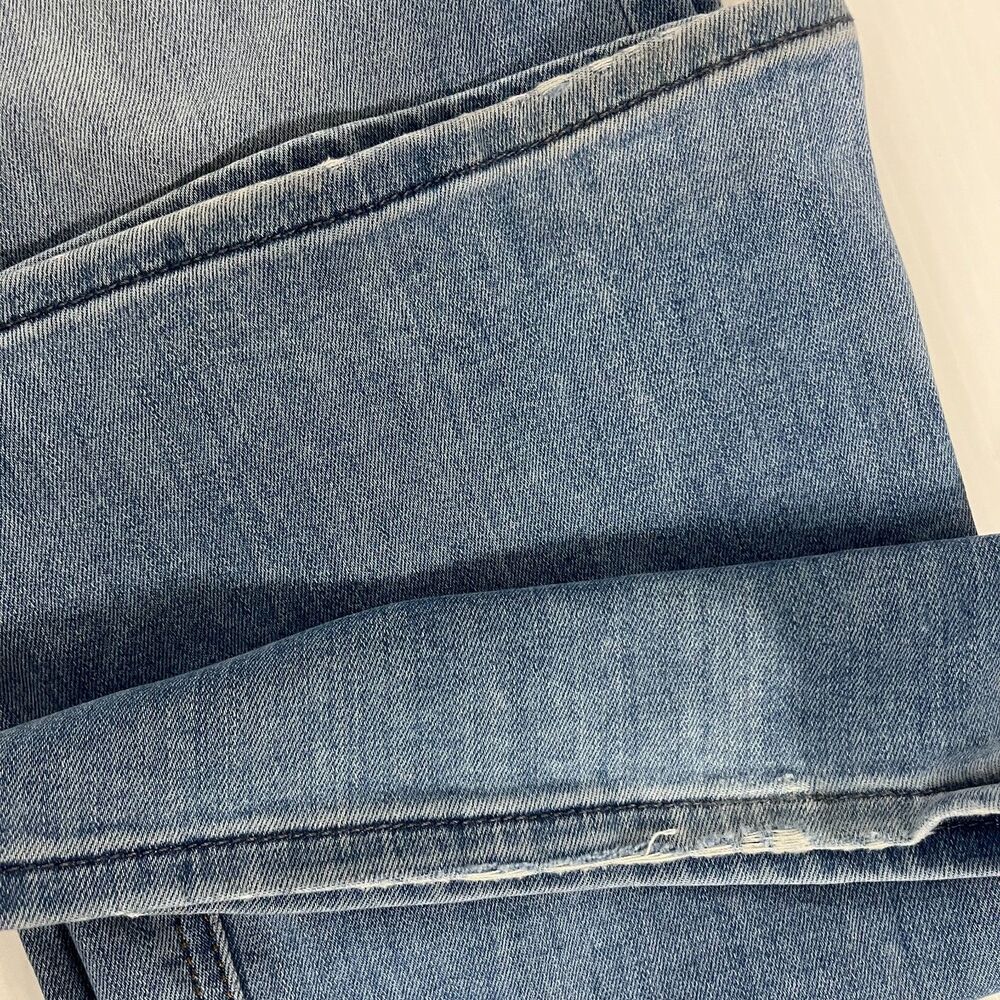 7 For All Mankind Womens Light Wash A Pocket Flare Leg Trouser Jeans Denim Sz 28 - Picture 10 of 10